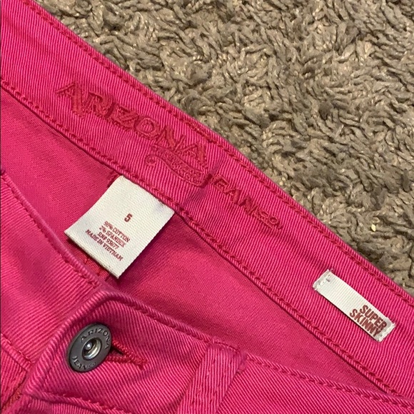 Arizona Super Skinny Sz 5 pink jeans - Picture 3 of 4